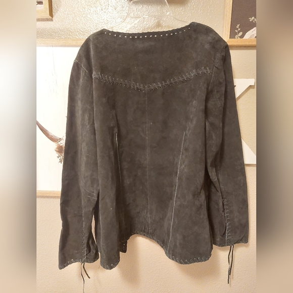 Large 100% Leather Authentic Faded glory Jacket - Picture 2 of 3